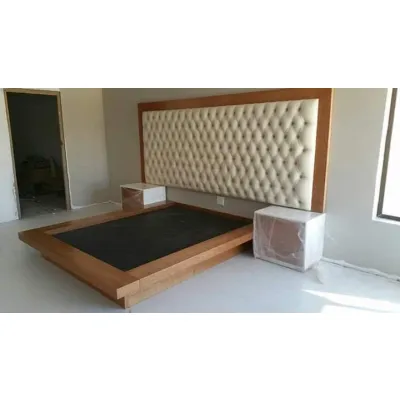 Queen floating bed